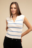 Striped Polo Vest