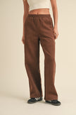 Cozy Fleece Wide Leg Sweatpants