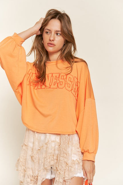 Tennessee Orange Long Sleeve Top