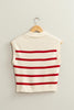 Striped Polo Vest