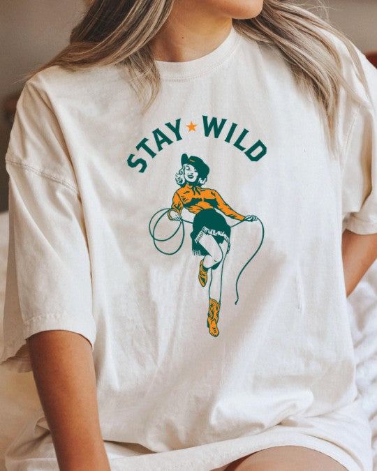 Stay Wild Graphic Tshirt