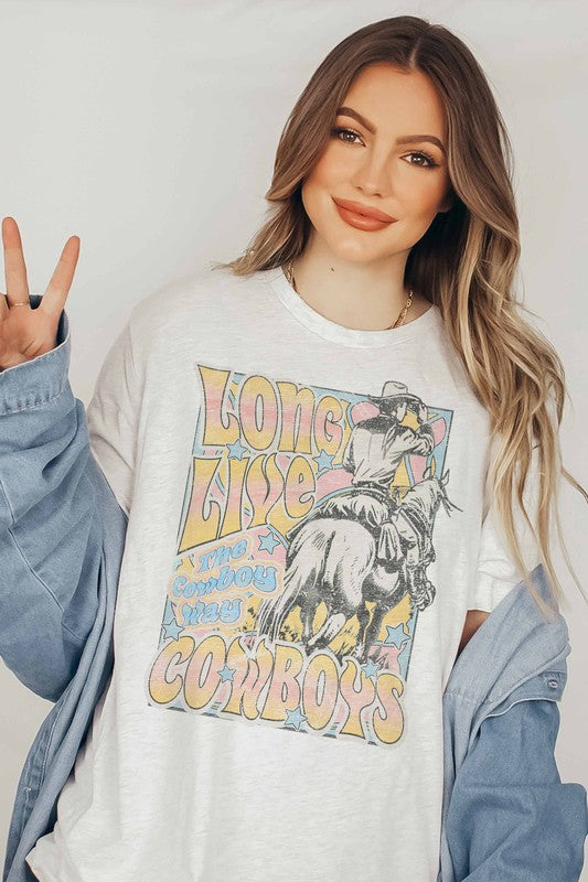 LONG LIVE COWBOYS GRAPHIC TEE