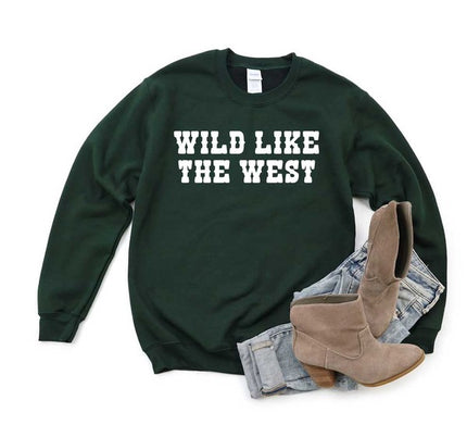 Wild Like The West Graphic Sweatshirt